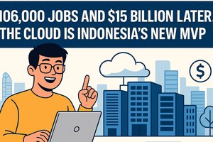 Thumbnail for 106,000 JOBS AND $15 BILLION LATER, THE CLOUD IS INDONESIA’S NEW MVP