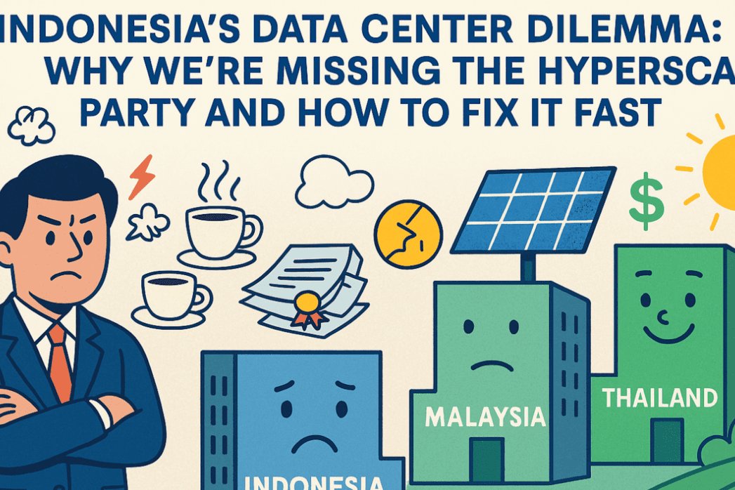 Featured image for INDONESIA’S DATA CENTER DILEMMA: WHY WE’RE MISSING THE HYPERSCALE PARTY AND HOW TO FIX IT FAST